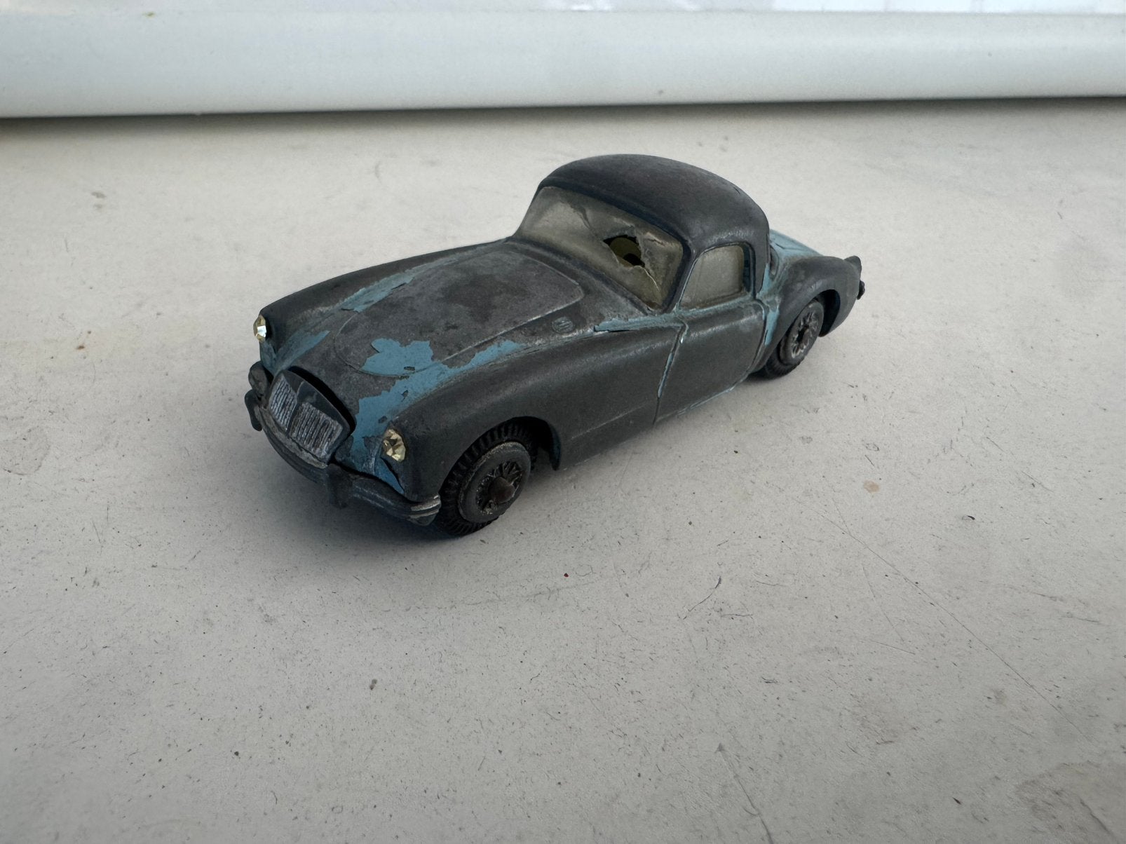 1:43 MG A Coupe Tekno opknapper, Ophalen of Verzenden, Gebruikt, Auto, Overige merken