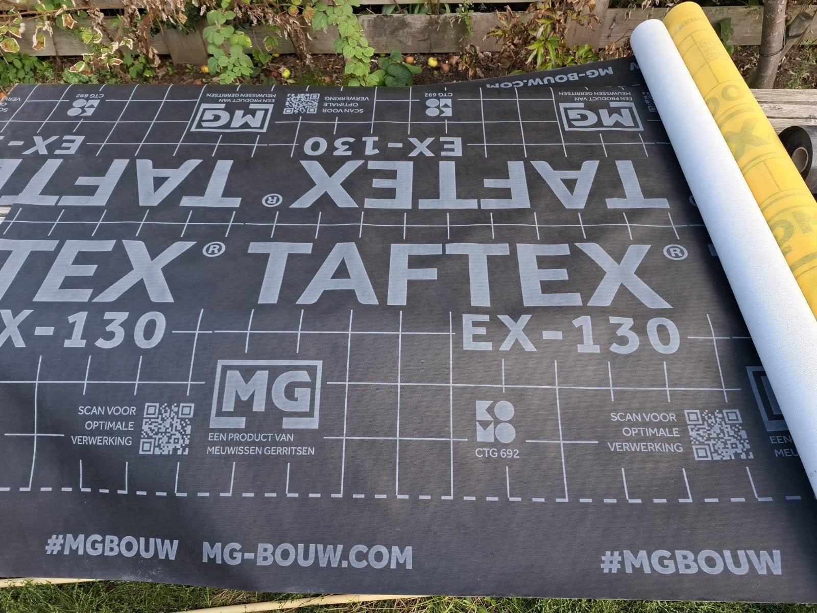 taftex in-100 ex-130 DPC Folie restanten, Overige materialen, Nieuw, 15 m² of meer, Ophalen