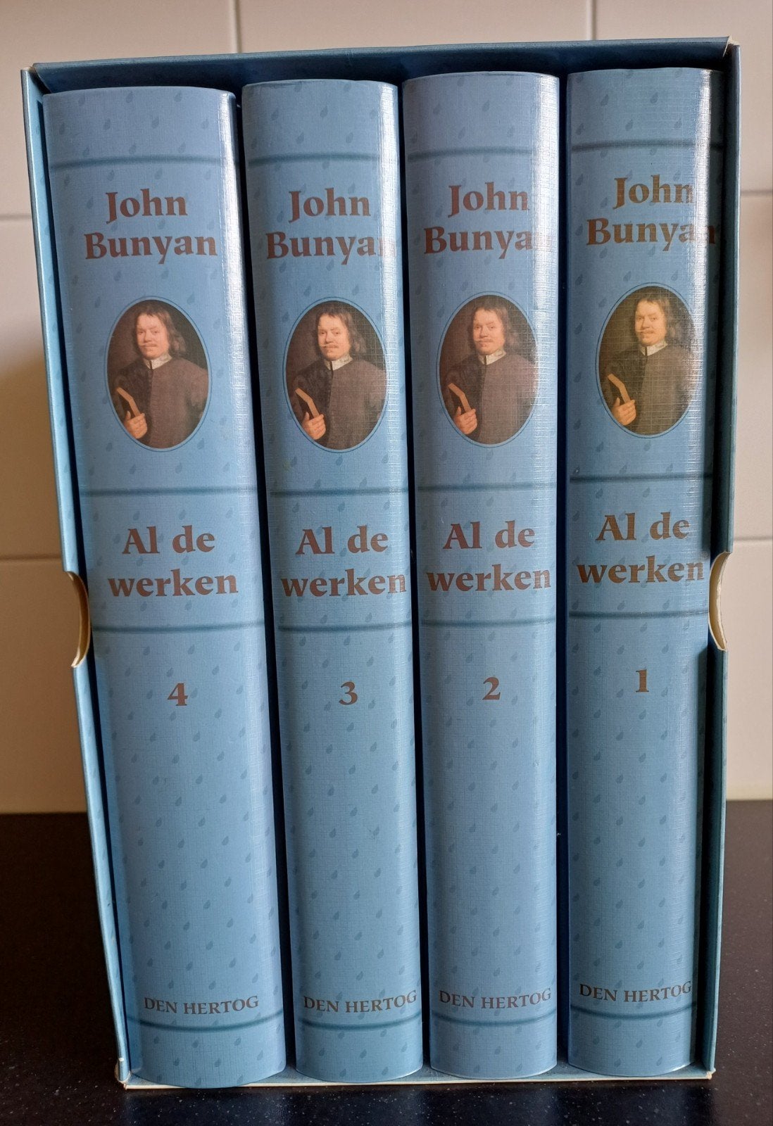 Al de werken" van John Bunyan,4 delen, als nieuw, Boeken, Ophalen of Verzenden, Zo goed als nieuw