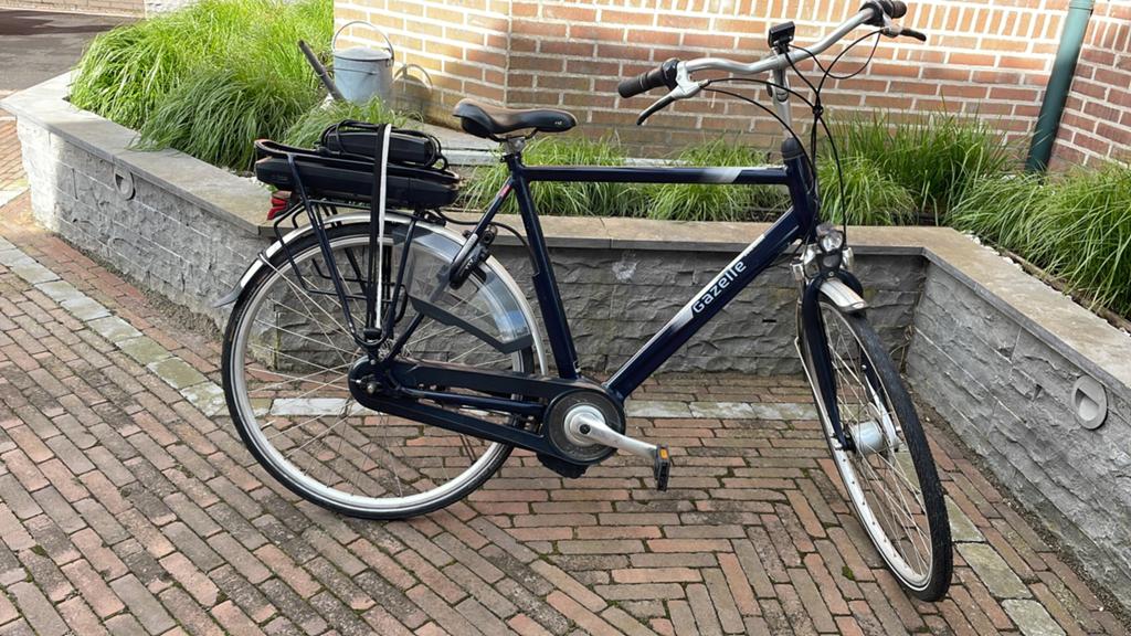 Gazelle Orange elektrische herenfiets 61 cm met middenmotor, Fietsen en Brommers, Fietsen | Heren | Herenfietsen, Ophalen of Verzenden