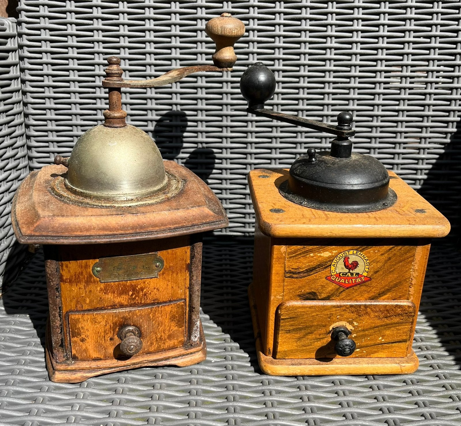 2x Koffiemolen, 2x Römerpot, Ophalen of Verzenden