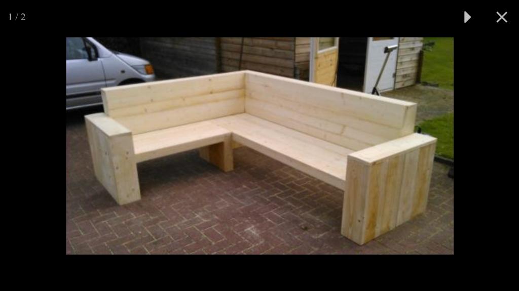 Steigerhouten Loungebanken | Douglas houten loungebanken, Ophalen of Verzenden, Nieuw