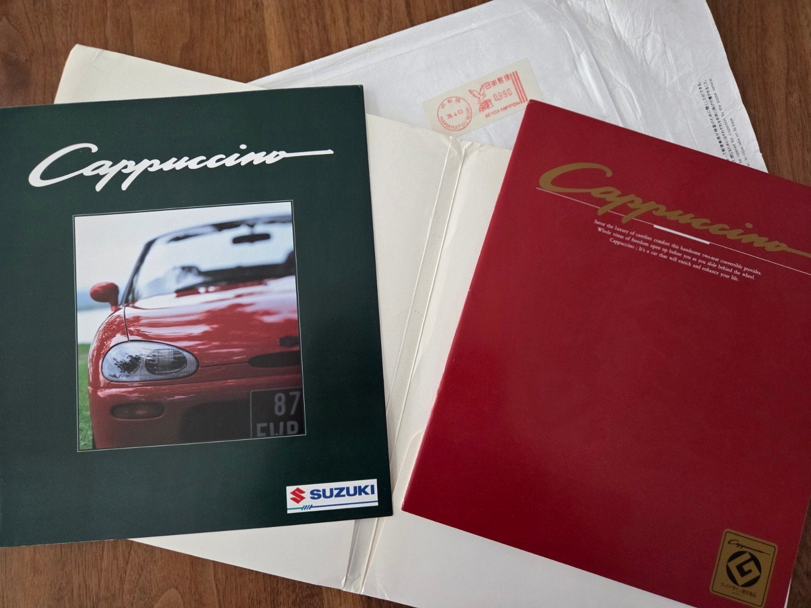 Suzuki Cappuccino folders, 1993, Ophalen of Verzenden, Zo goed als nieuw, Overige merken