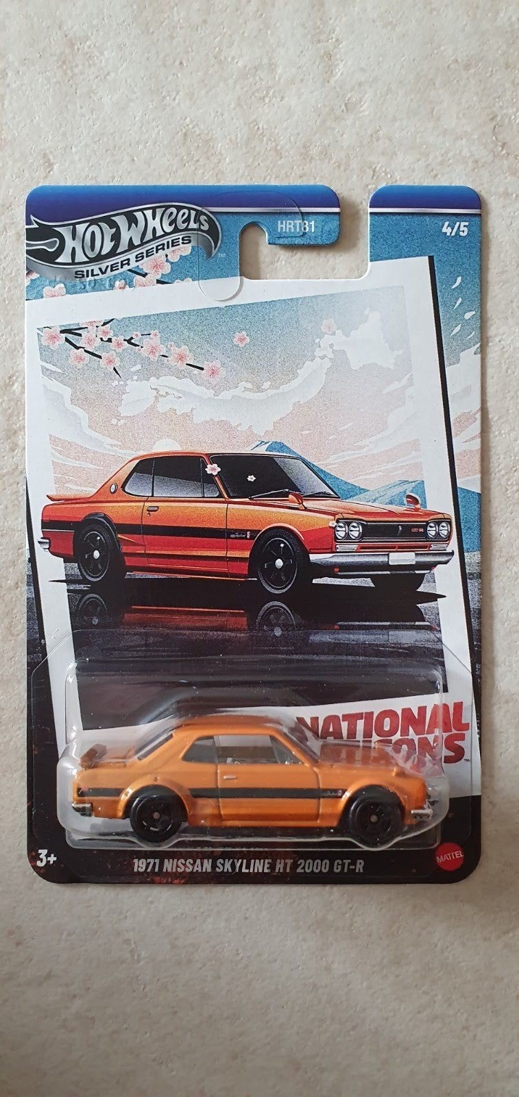 Hot Wheels 1971 Nissan Skyline HT 2000 GT-R Silver Series, Ophalen of Verzenden, Nieuw, Auto