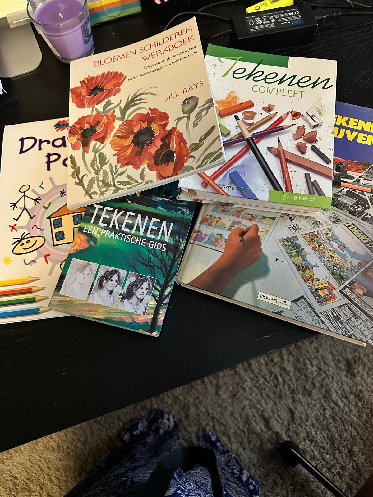 Tekenboeken en Tekenblok - Compleet Pakket, Ophalen of Verzenden, Zo goed als nieuw, Boek of Gids