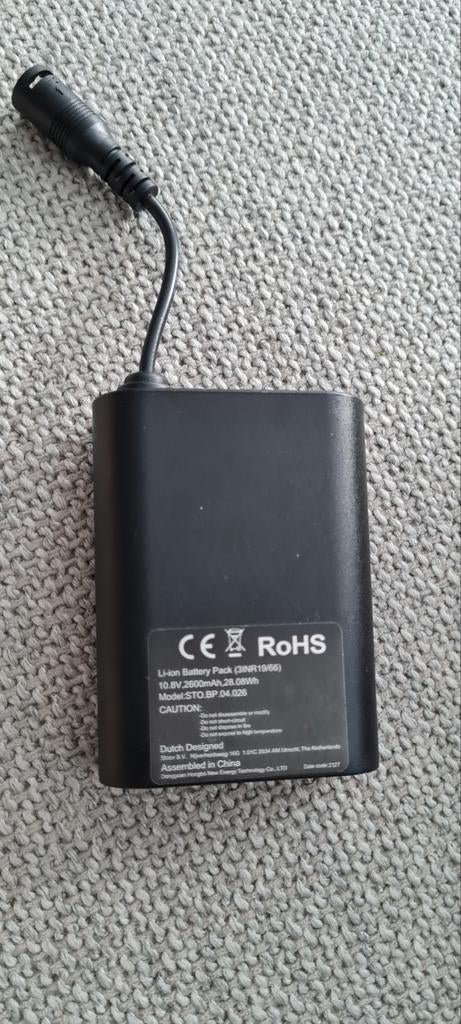 Stoov accu 10.8V, 2600mAh, 28.08Wh, Ophalen of Verzenden, Gebruikt