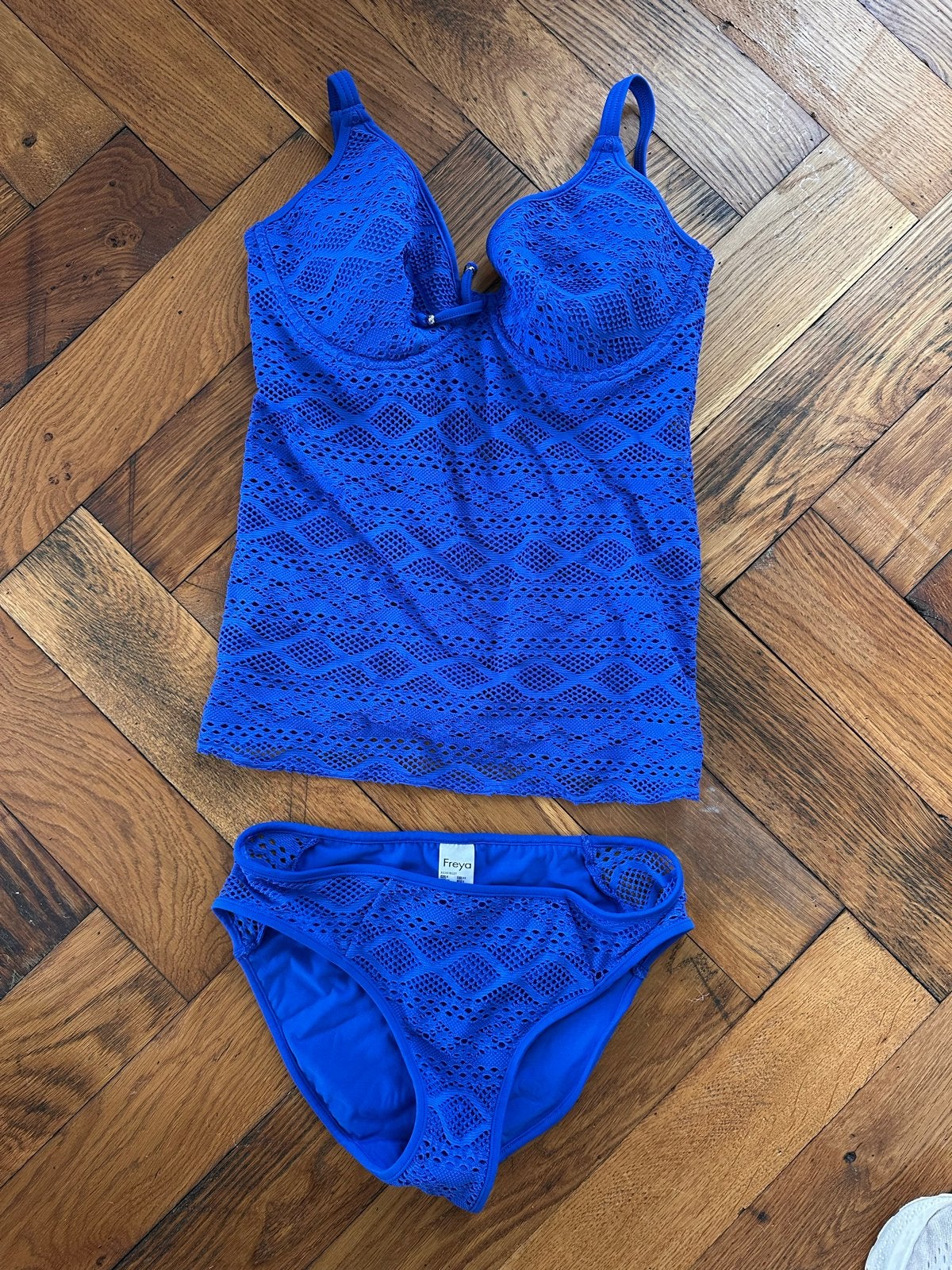 Freya tankini set 65G - Blauw -, Kleding | Dames, Ophalen of Verzenden, Zo goed als nieuw, Blauw, Overige typen