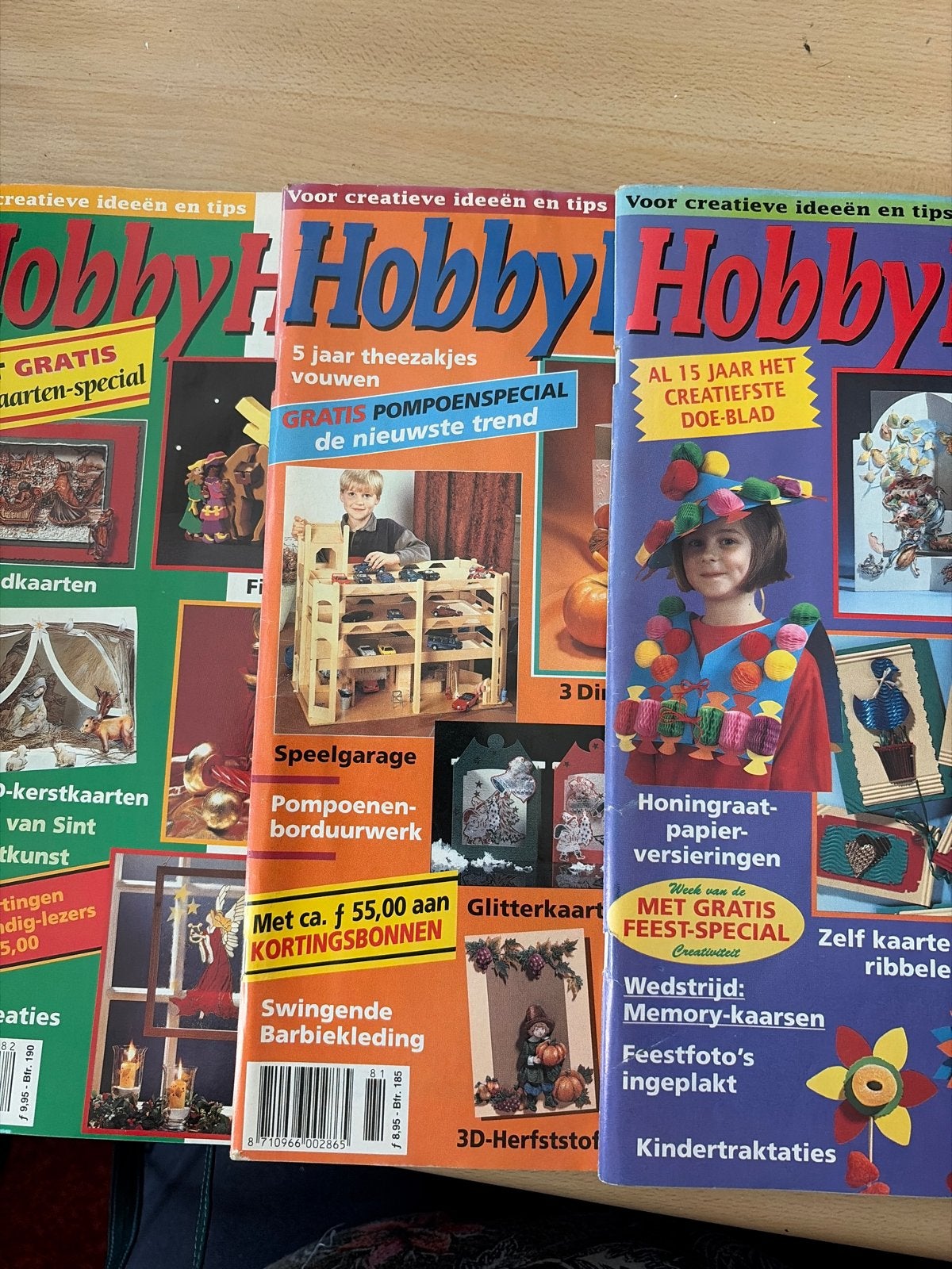 Hobby Handig Tijdschriften 80, 81, 82 - Creatieve Ideeën, Ophalen of Verzenden, Gebruikt, Knutselboek