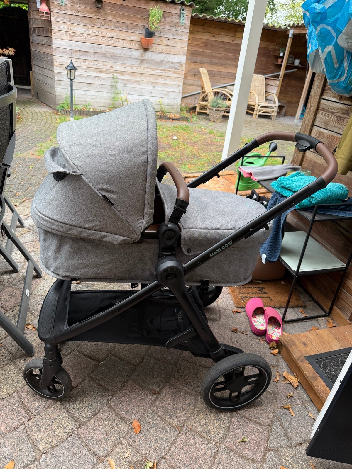 Maxi Cosi Zelia S kinderwagen met adapters, Gebruikt, Met reiswieg, Maxi-Cosi, Ophalen
