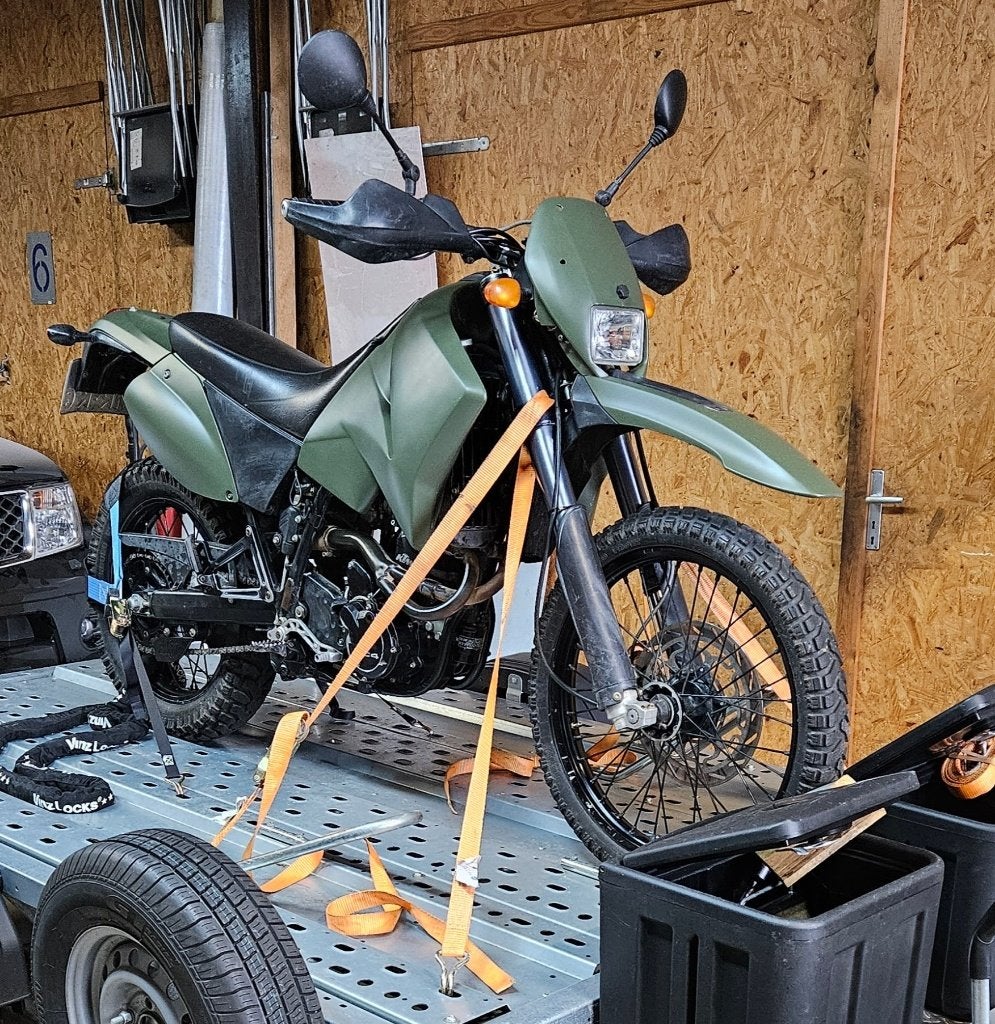 KTM 400 LS-e/mil enduromotor (ex defensie), Handvatverwarming, Gebruikt, Particulier, Minimaal motorrijbewijs A2