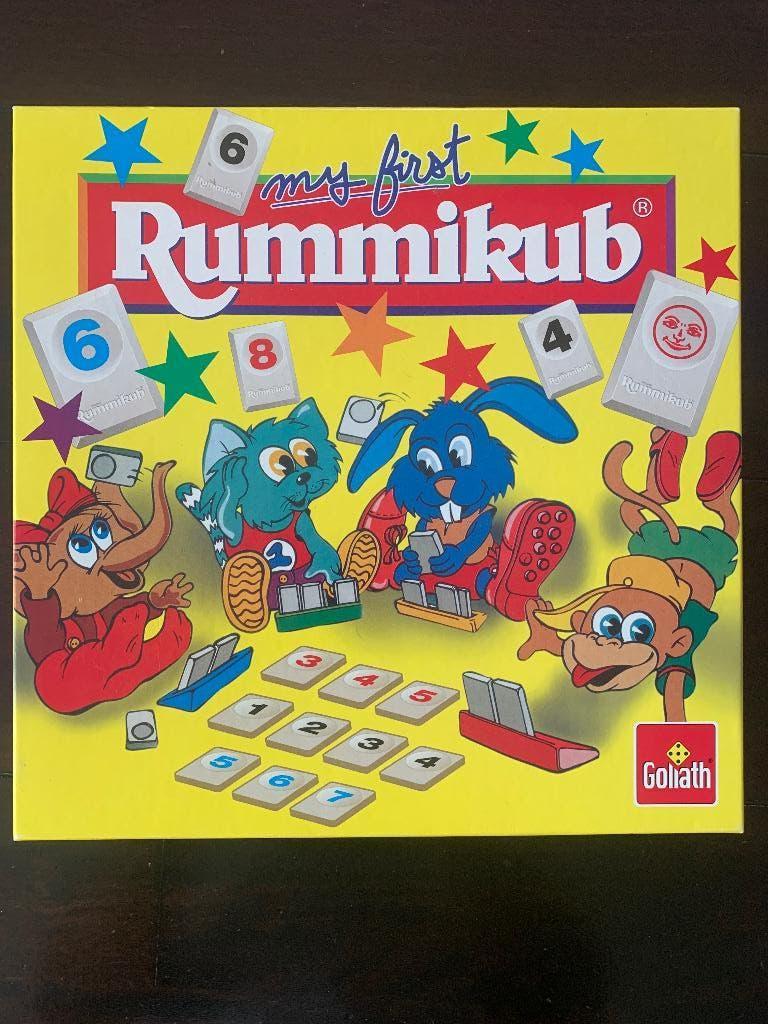 Kinder Rummikub, Drie of vier spelers, Ophalen of Verzenden, Gebruikt, Goliath