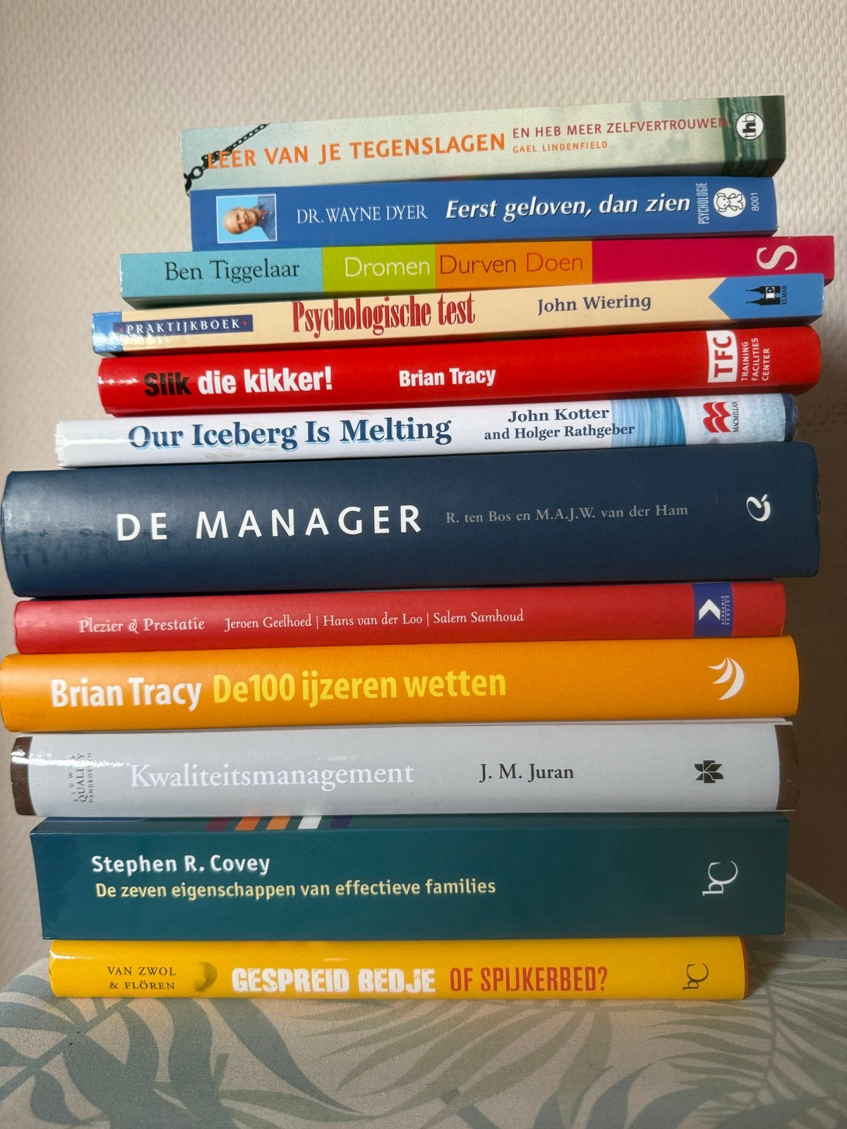 Managment en persoonlijke ontwikkeling boeken (diverse), Ophalen of Verzenden, Gelezen, Management