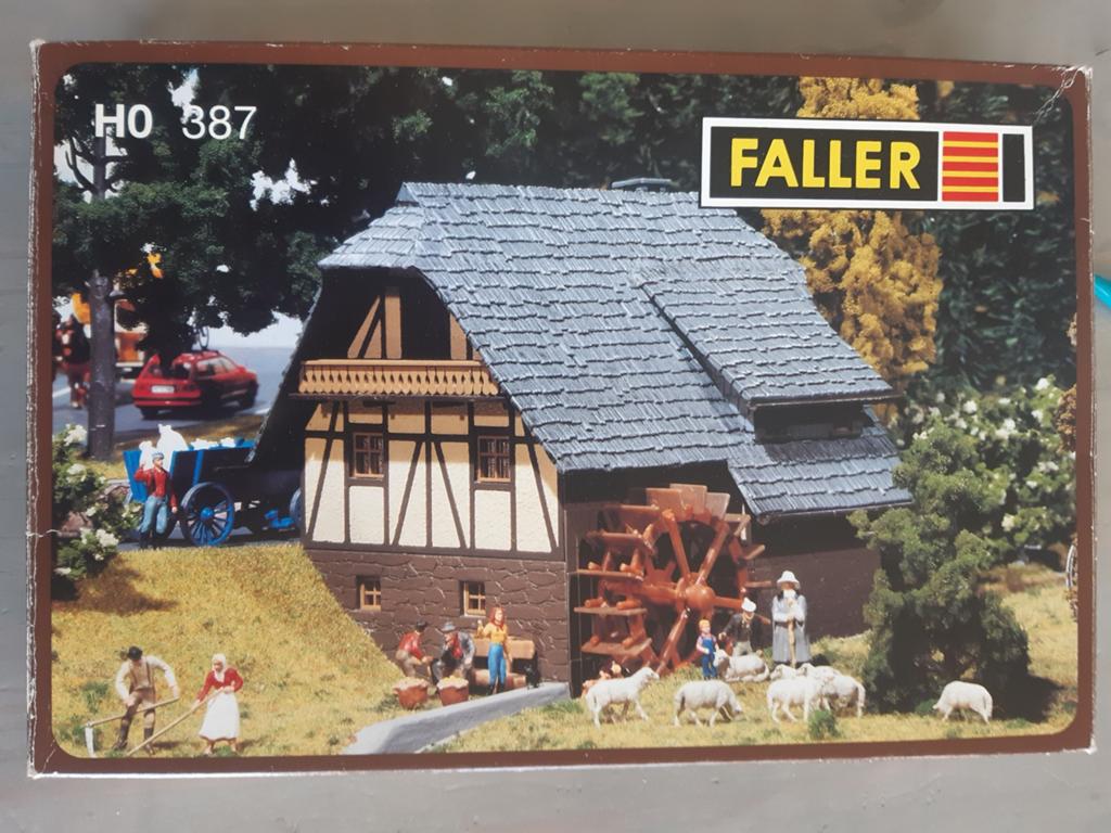 Faller 130387 watermolen, Hobby en Vrije tijd, Modeltreinen | H0, Overige merken, Gelijkstroom of Wisselstroom, Brug, Tunnel of Gebouw
