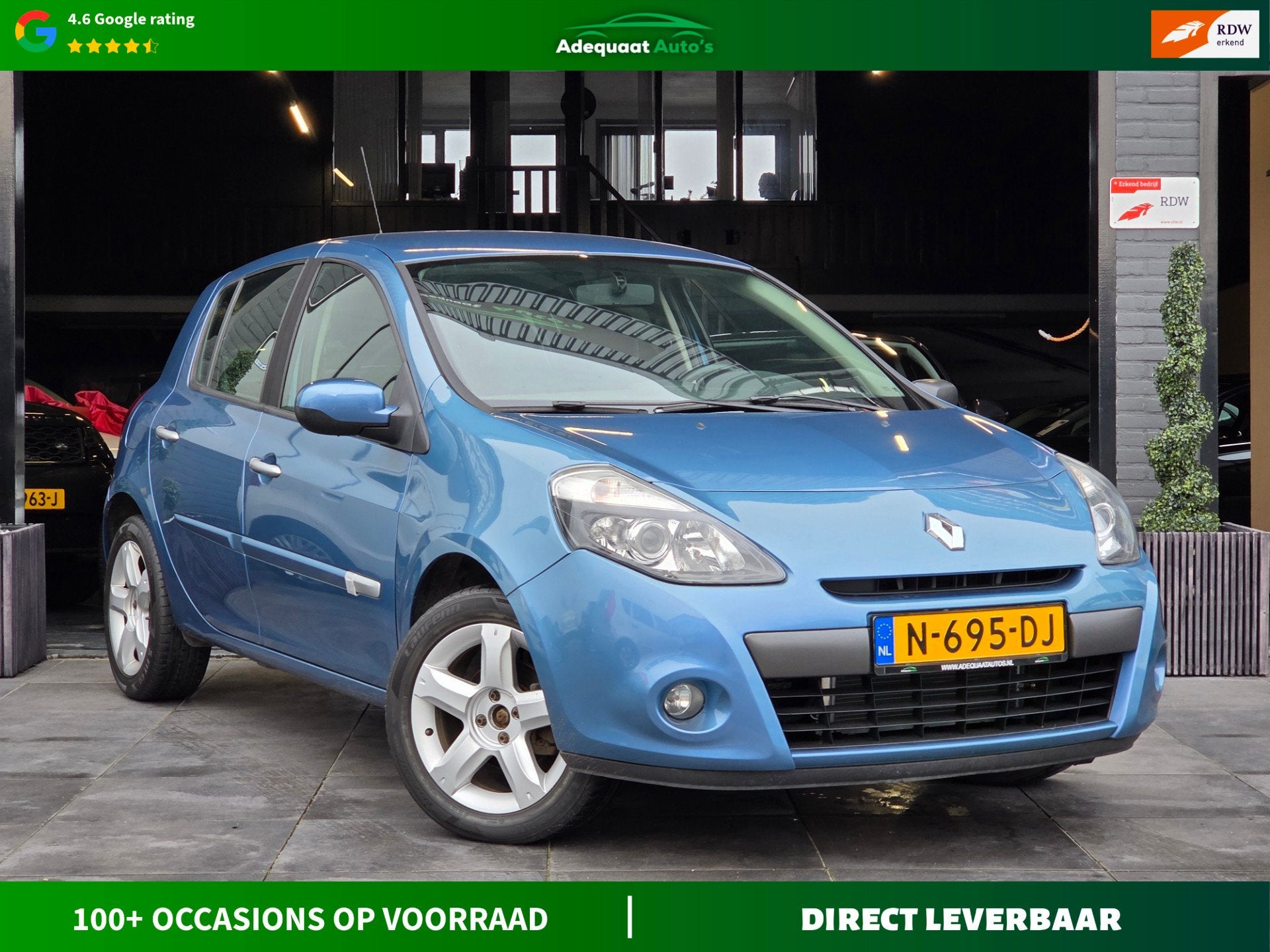 Renault Clio 1.2 Collection|Airco|5 Deuren|Elektrische ramen, Voorwielaandrijving, Gebruikt, Huisgarantie, 4 cilinders