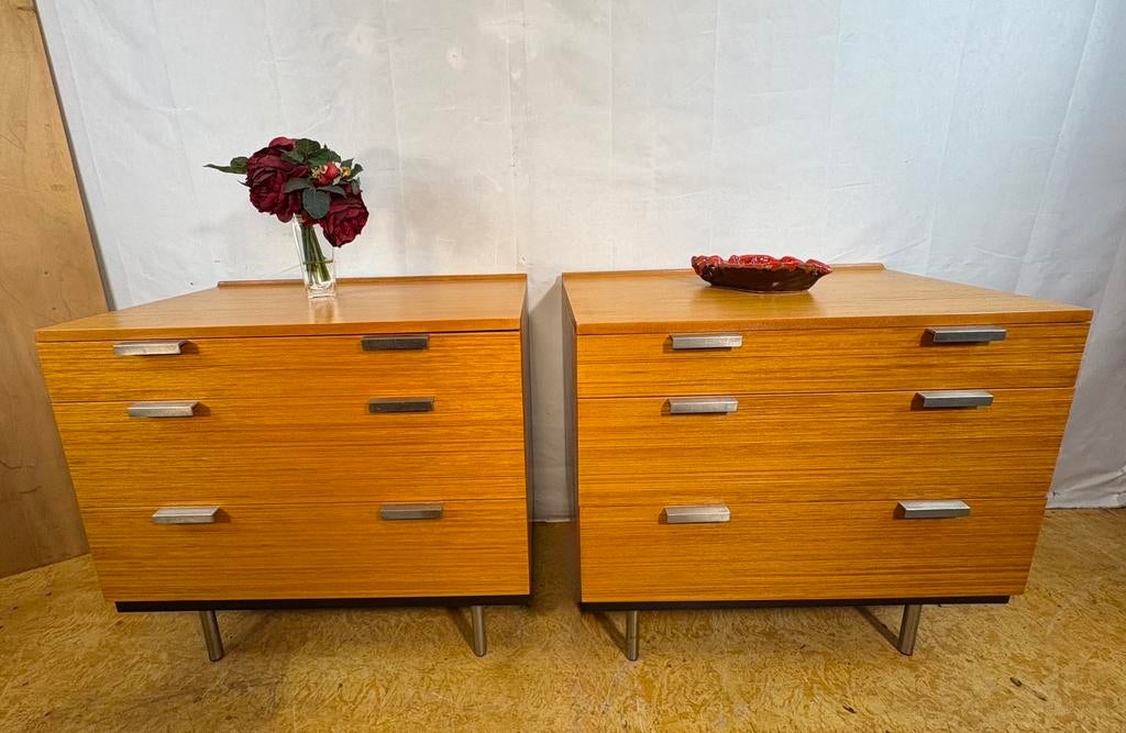 Gratis verzending! Mid-century retro teak ladekast Stag 1970, Stag, Gebruikt, Stag, Teakhout