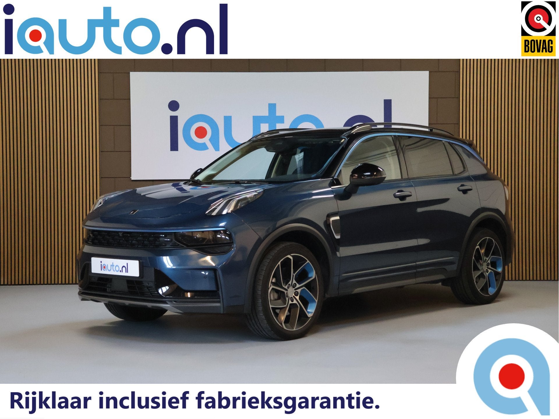 Lynk & Co 01 1.5 Pano/Dodehoek/LED/ACC/Sfeer/Elek. stoel+mem, Auto's, 12 maanden, Stof, Blauw, Plug-in hybride