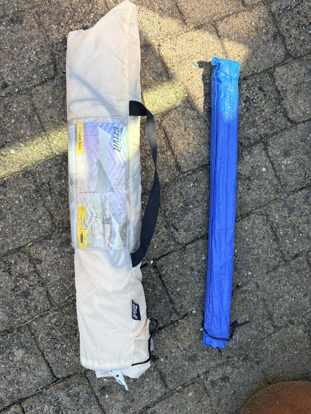 Crivit Shade Sail - Zonnescherm voor buiten, Overige typen, Ophalen of Verzenden, Zo goed als nieuw, 250 cm tot 450 cm