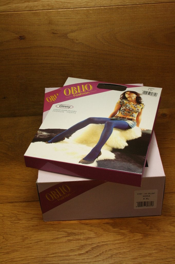 Oblio Fashion Ginny 110 Panty - Maat 4 (XL) Moka  3 stuks, Maat 48/52 (XL), Bruin, Verzenden, Nieuw