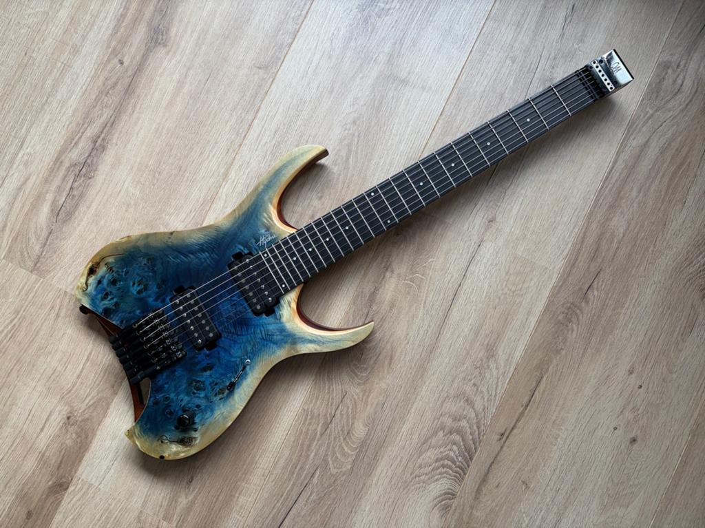 Mayones Hydra 7 Elite - Nebula Burst Satin, Muziek en Instrumenten, Snaarinstrumenten | Gitaren | Elektrisch, Ophalen of Verzenden