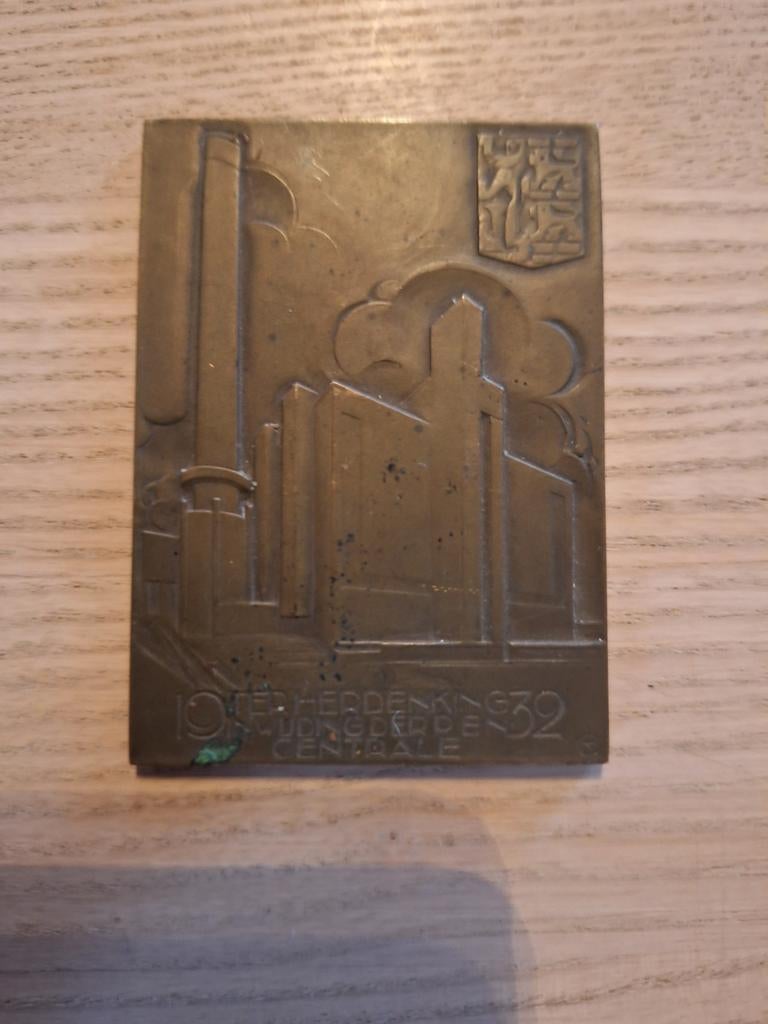 Plaquette / penning Chris van der Hoef, Ophalen of Verzenden, Overige materialen