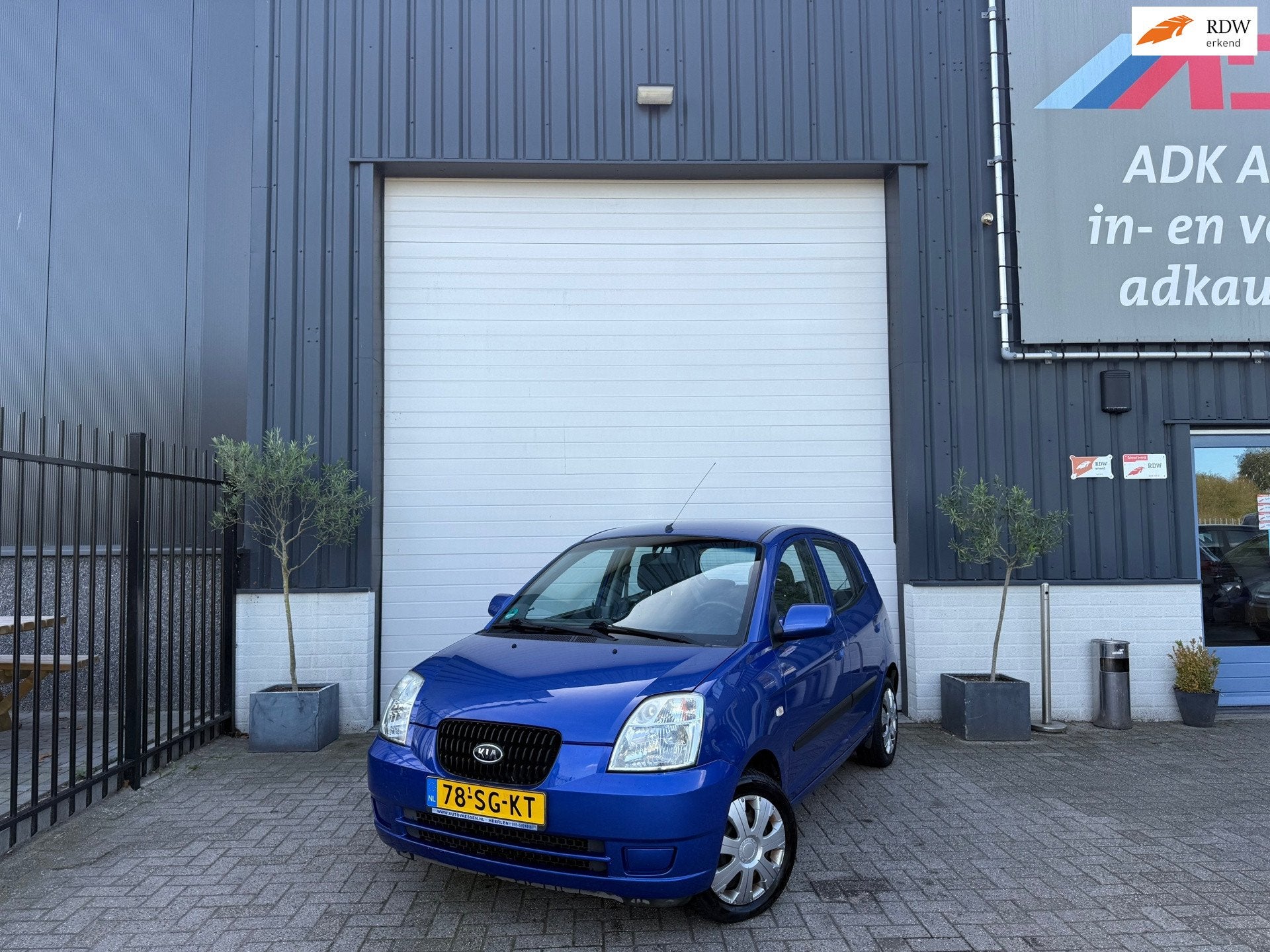 Kia Picanto 1.1 LXE AUTOMAAT/NIEUWE APK/MOOIE AUTO, Auto's, Stof, Gebruikt, 4 cilinders, Blauw