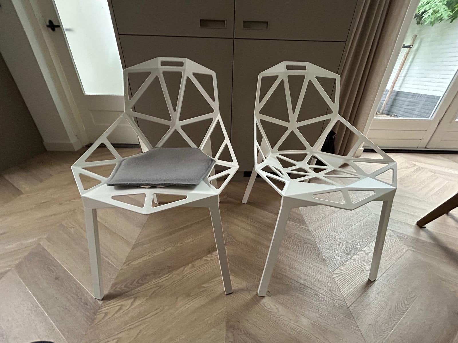 Magis Chair One, set van 2 stoelen, wit, Ophalen, Overige materialen, Twee, Wit