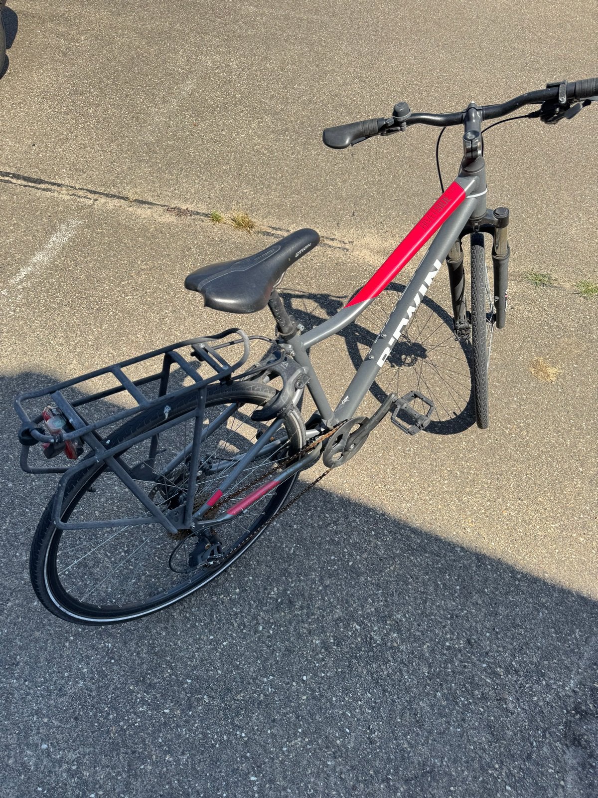 Btwin Riverside 500 hybridefiets - Gebruikt, 28 inch, Meer dan 20 versnellingen, Schijfrem, Ophalen