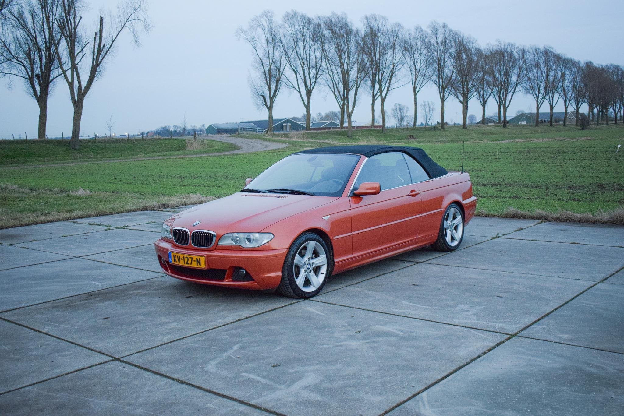 BMW 3-serie Cabrio 325Ci, Gebruikt, Zwart, Cabriolet, 4 stoelen