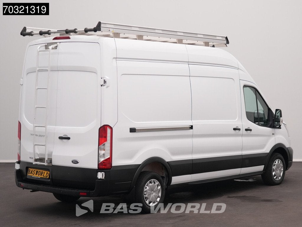 Ford Transit 130pk Hoog Dak L3H3 Navi Airco Cruise Imperiaal, Stof, Euro 6, 4 cilinders, Wit