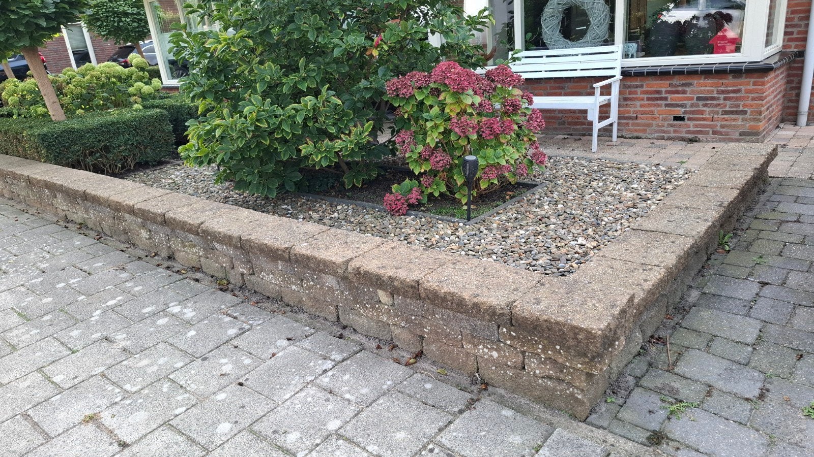 Gebruikte betonnen opsluitbanden voor tuin of terras, Ophalen, Gebruikt, Overige typen, Minder dan 5 m²