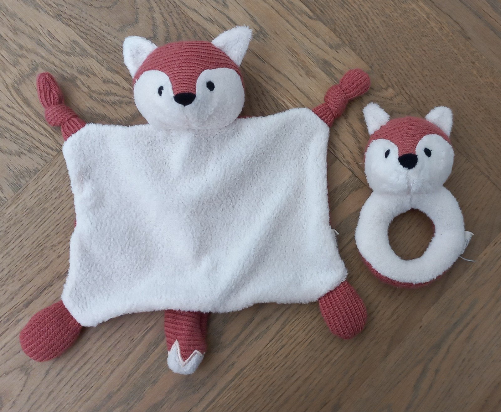 Vos knuffel en rammelaar, Ophalen of Verzenden, Vos
