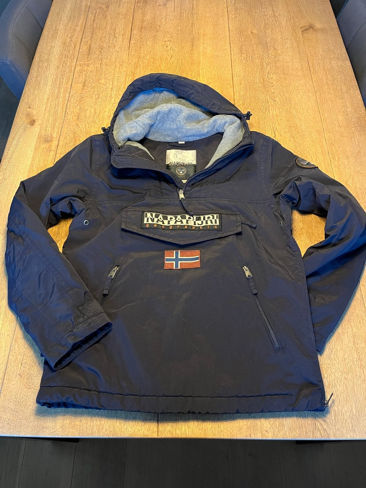 Napapijri Blauwe Winterjas Maat S - Zo goed als nieuw, Ophalen of Verzenden, Zo goed als nieuw, Maat 46 (S) of kleiner, Blauw