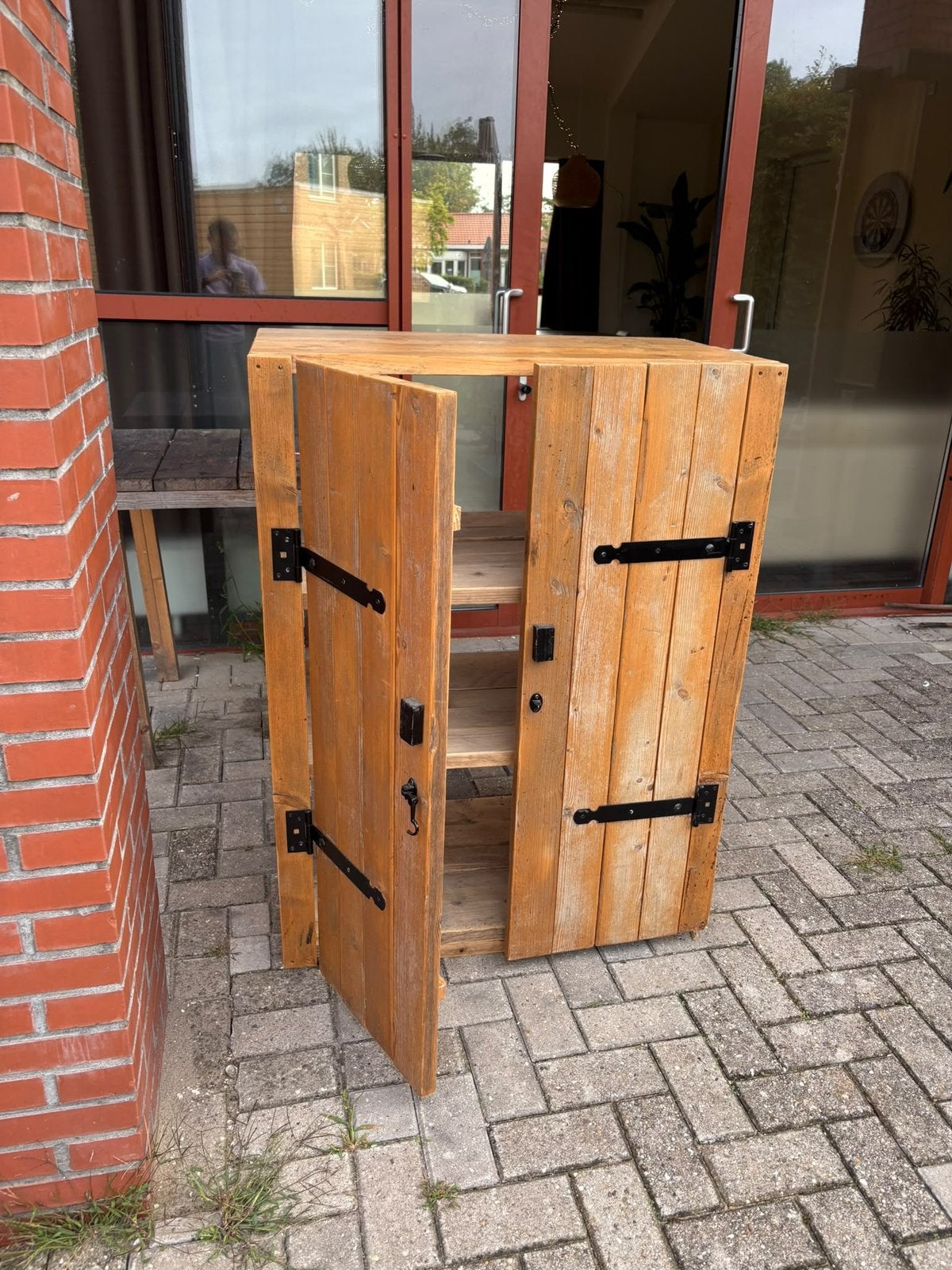 Houten kast, Huis en Inrichting, Ophalen, 50 tot 100 cm, 25 tot 50 cm, Gebruikt