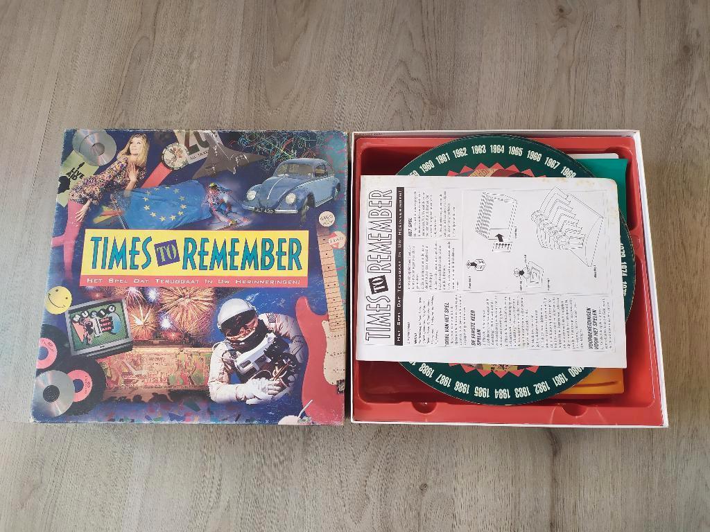 Times to remember bordspel spel, Ophalen of Verzenden, Zo goed als nieuw, Hasbro