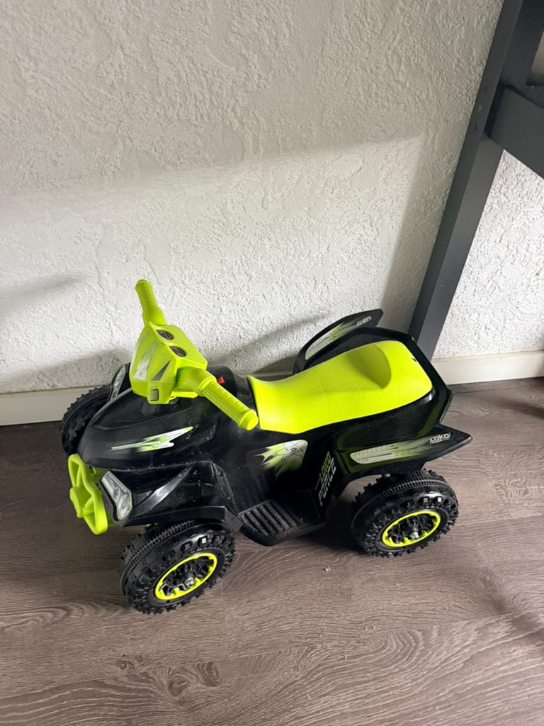 Elektronische quad, Ophalen, Gebruikt