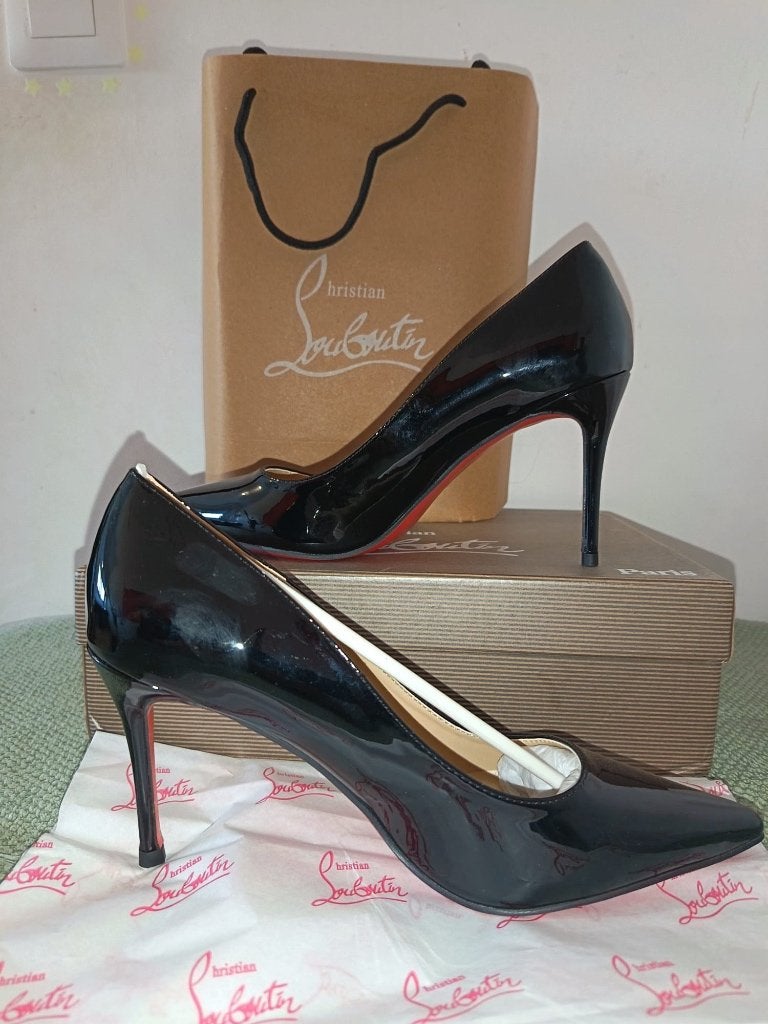 Louboutin dames schoenen, Verzenden, Zwart, Nieuw, Sneakers of Gympen