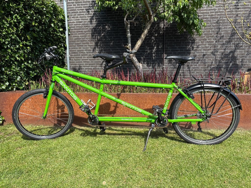 **  Santos Double Travel Tandem | Maat M | XT 3 x 10 **, Ophalen, Velgrem, Santos, Zo goed als nieuw