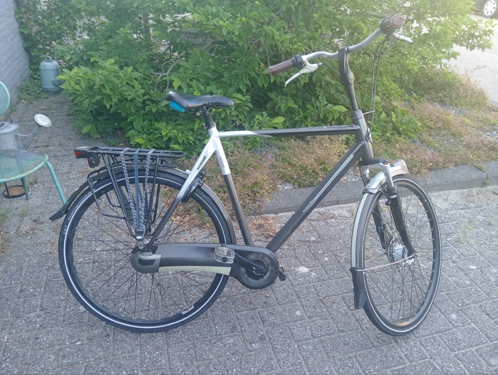 Gazelle Eclips herenfiets maat 61, Ophalen, Minder dan 10 versnellingen, Gebruikt, 57 tot 61 cm