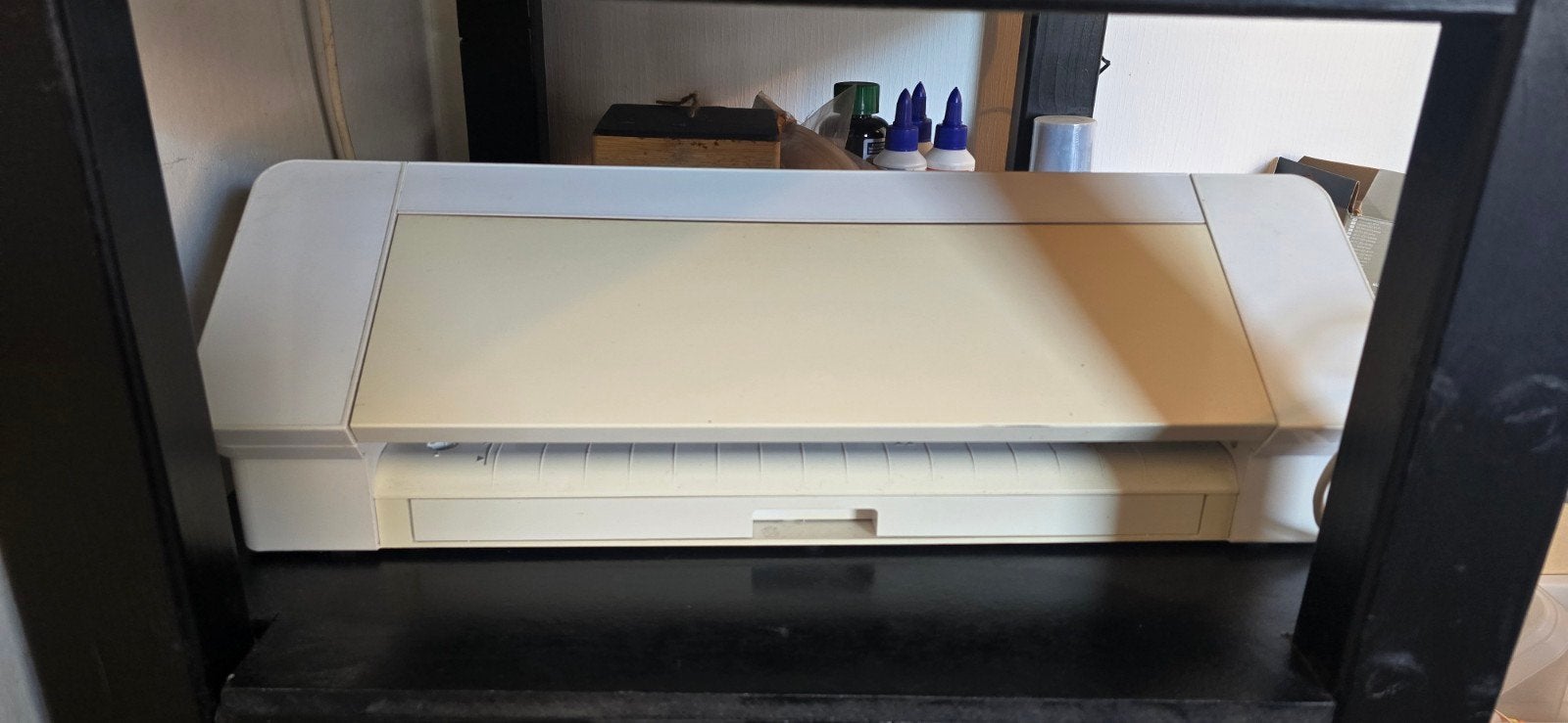 Silhouette Cameo 4 met toebehoren, flex folie en vinyl, Ophalen, Gebruikt, Silhouette, Machine