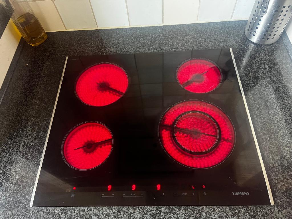 Siemens halogeen kookplaat, Ophalen, Halogeen, Gebruikt, 4 kookzones