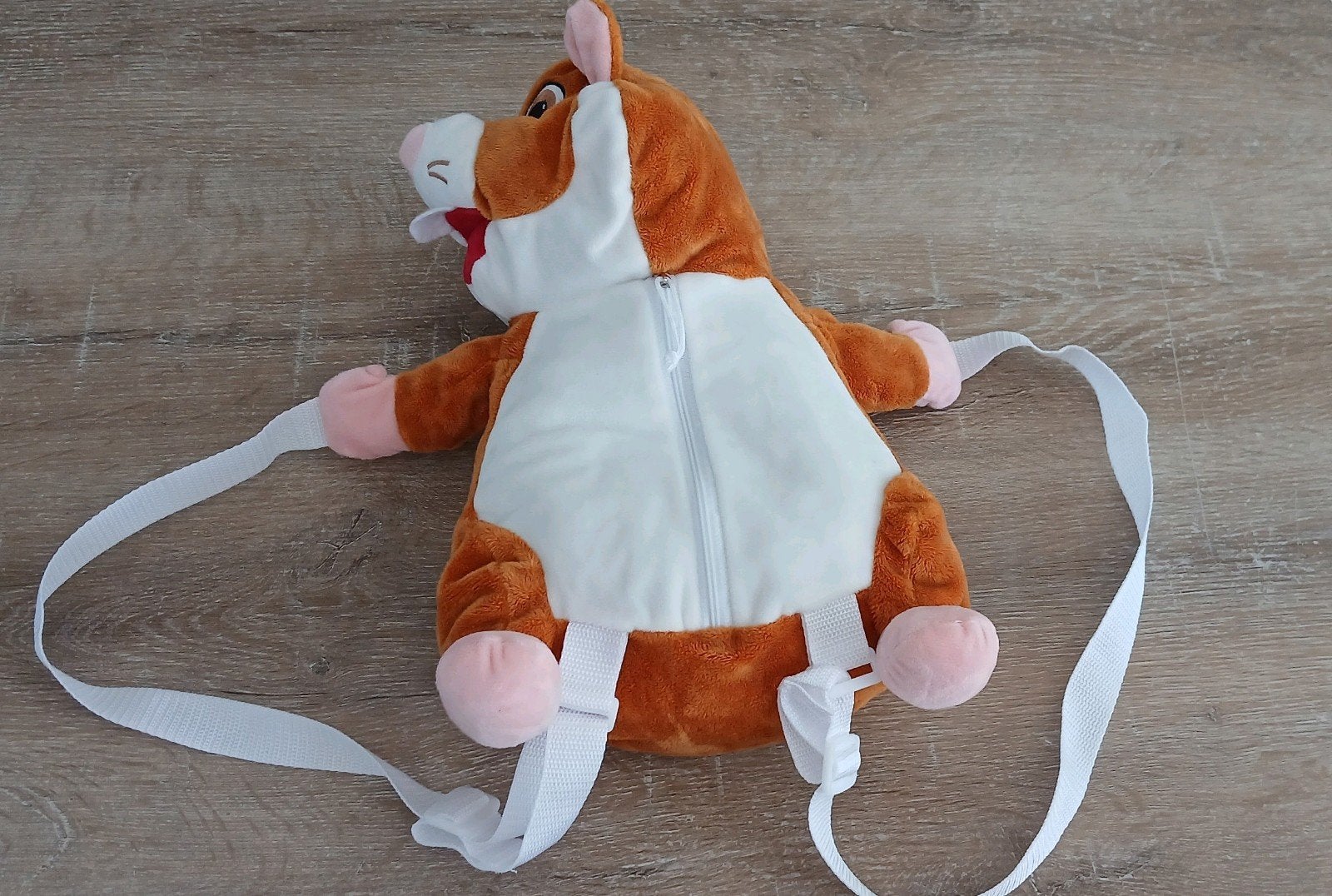 AH hamster knuffel rugzak tas albert heijn, Kinderen en Baby's, Ophalen of Verzenden, Zo goed als nieuw, Hamster, Albert Heijn