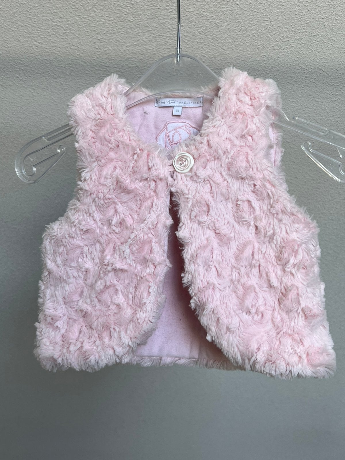Roze gilet maat 74 merk gymp, Ophalen of Verzenden, Zo goed als nieuw, Meisje, Truitje of Vestje