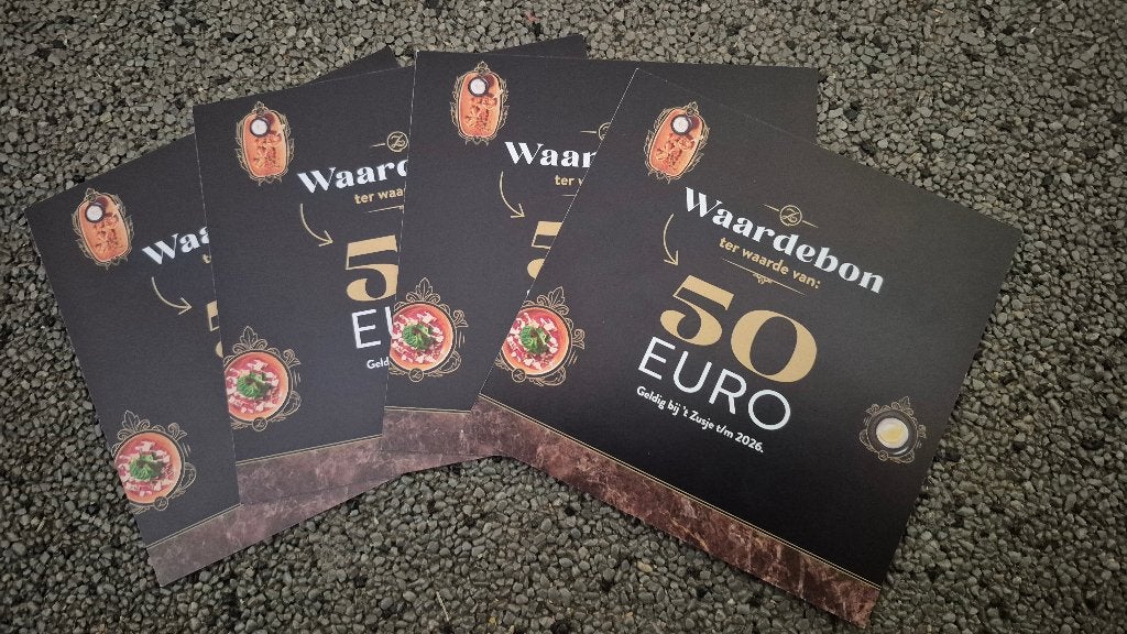 Waardebonnen 't zusje te koop, Drie personen of meer, Overige soorten, Overige typen