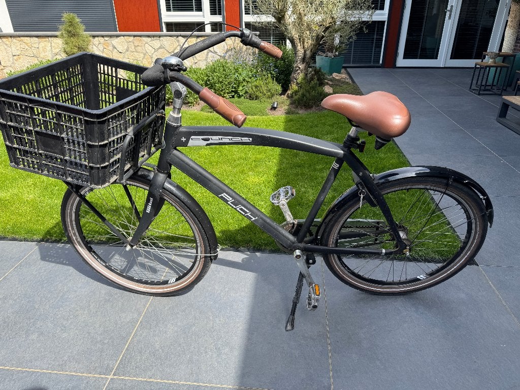 Puch Crunch heren tansportfiets 26 inch met 3 versnellingen, Fietsen en Brommers, Terugtraprem, Gebruikt, Versnellingen, 49 tot 53 cm