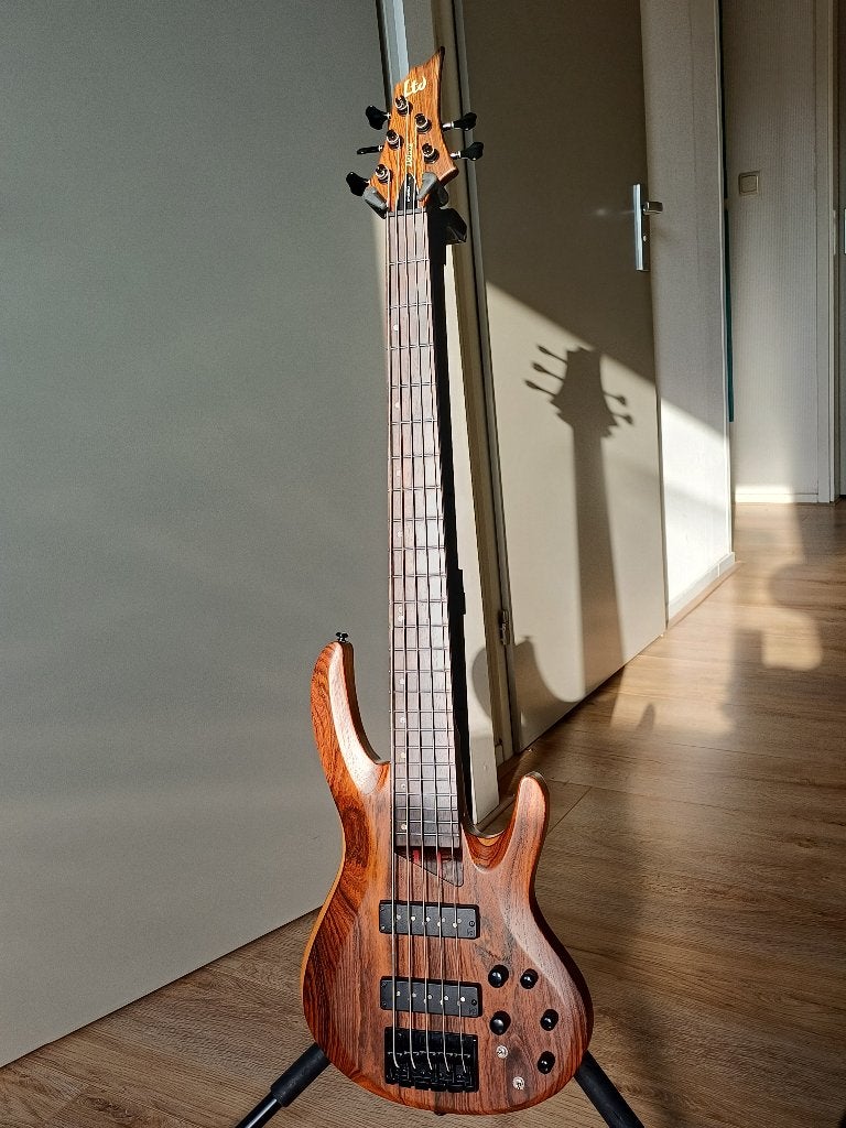 ESP LTD B-1005 NS, Ophalen, Zo goed als nieuw, Elektrisch, 5-snarig