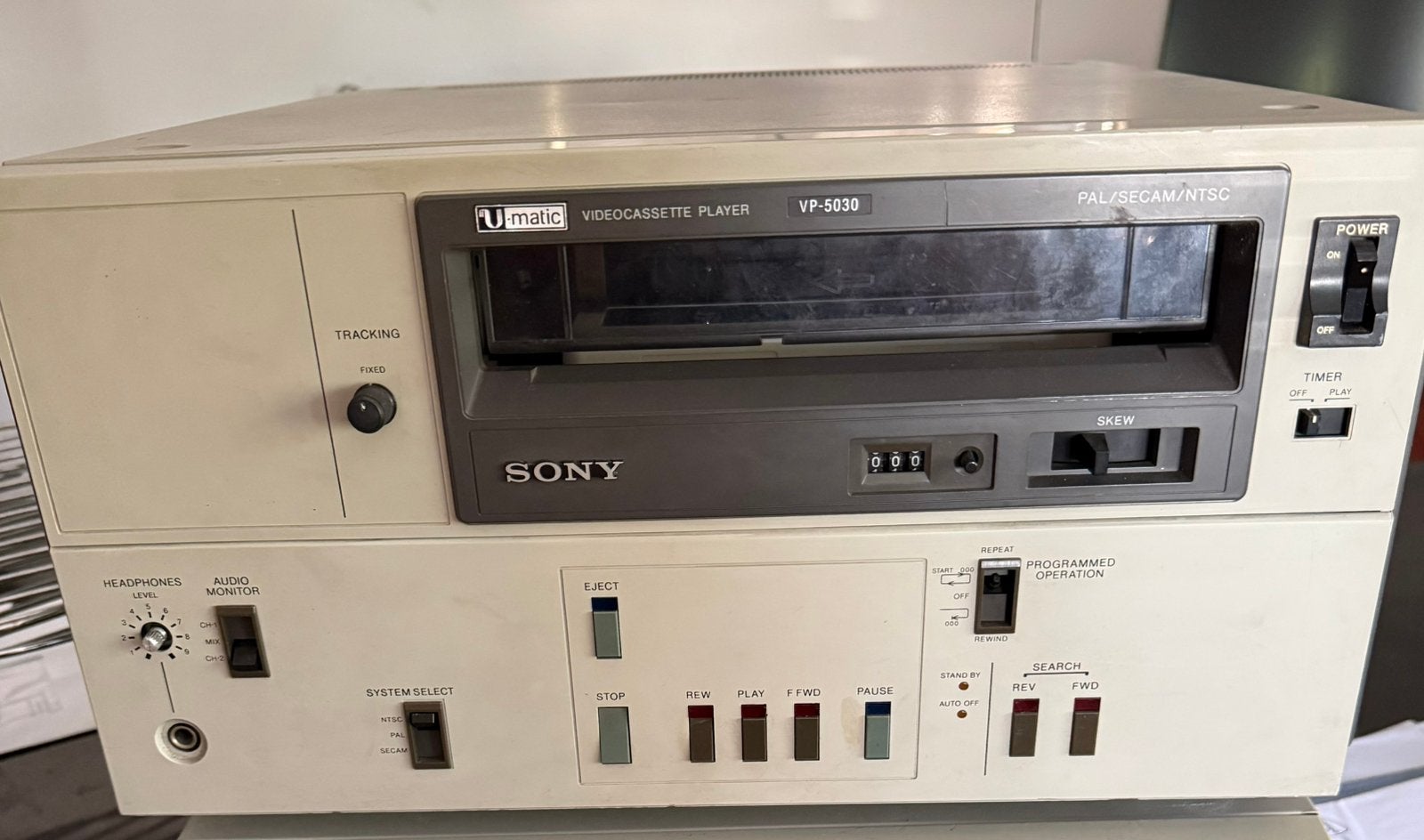 Sony U matic VP-5030 videospeler, Ophalen, Gebruikt, Video