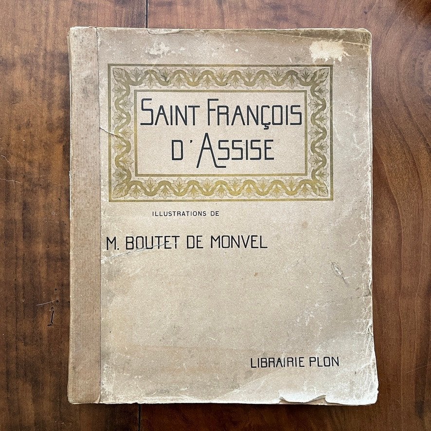 Antiek boek over Franciscus van Assisi, Ophalen of Verzenden