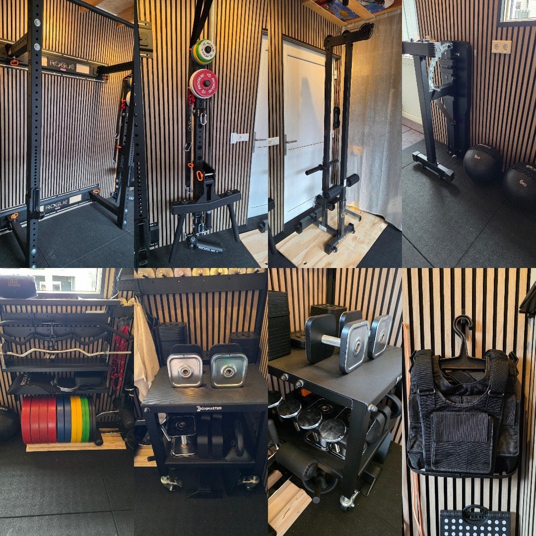 Complete Home Gym: Rogue Fitness & Ironmaster Set, Sport en Fitness, Ophalen, Benen, Krachtstation, Nieuw