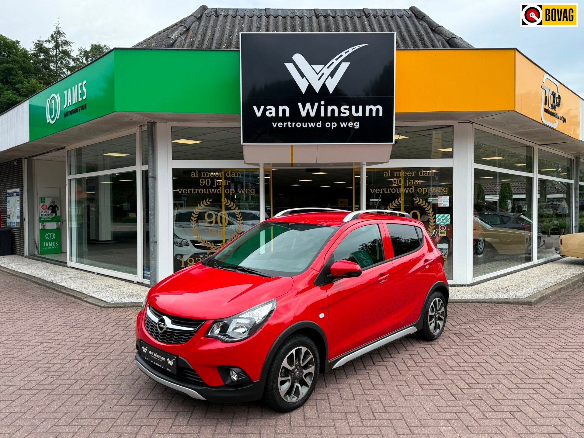 Opel KARL 1.0 Rocks Online Edition | AUTOMAAT| Navigatie |, Auto's, 839 kg, Stof, Gebruikt, Parkeersensor