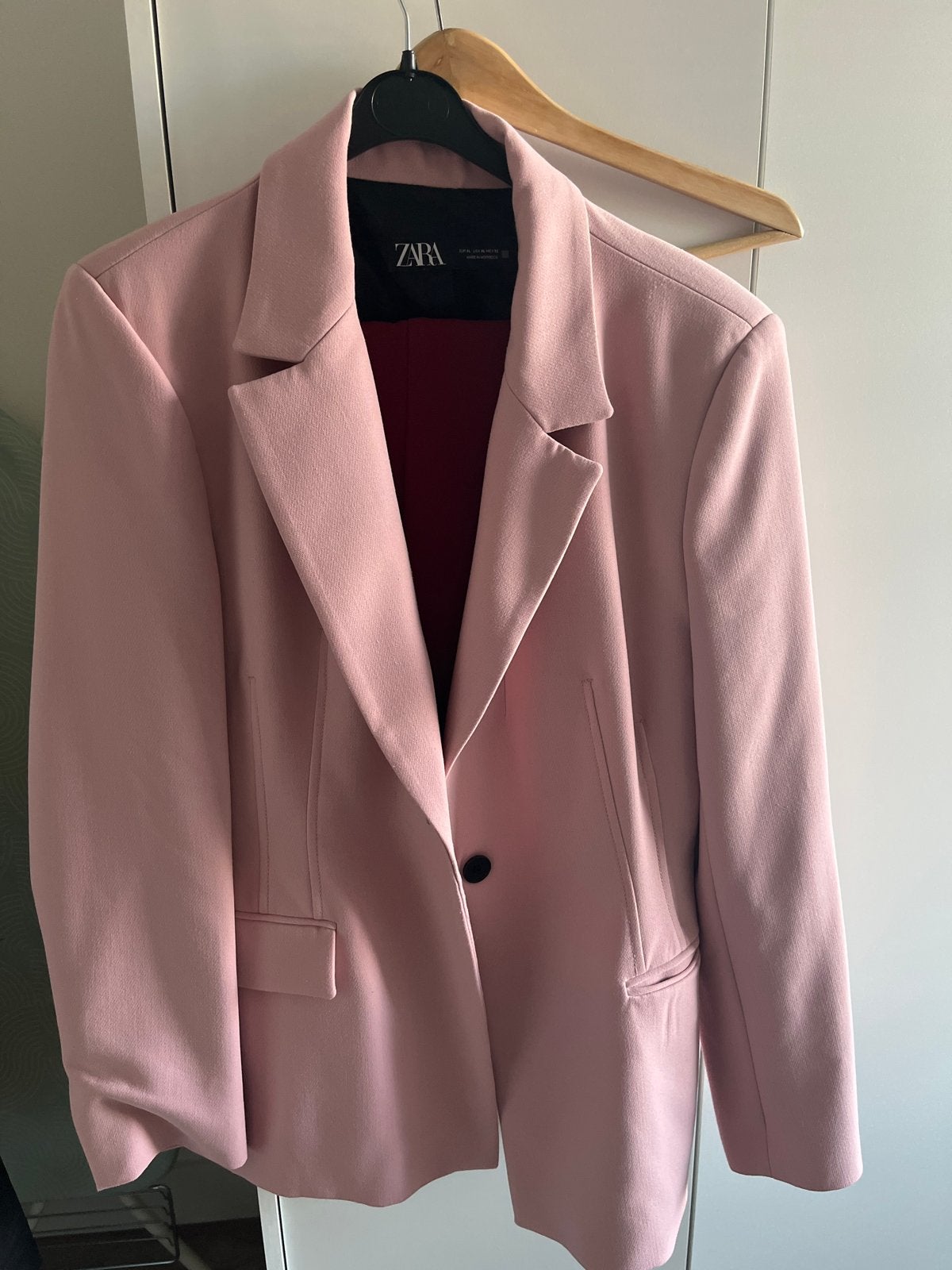Zara Roze Blazer - Maat XL, Maat 46/48 (XL) of groter, Ophalen of Verzenden, Zo goed als nieuw, Jasje
